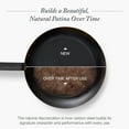 thumbnail image 4 of Pre-Seasoned Carbon Steel 12" Frying Pan Skillet, 4 of 9