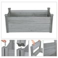 thumbnail image 6 of Renwick Wooden Divisible Raised Garden Bed for Yard Greenhouse, Gray, 6 of 7