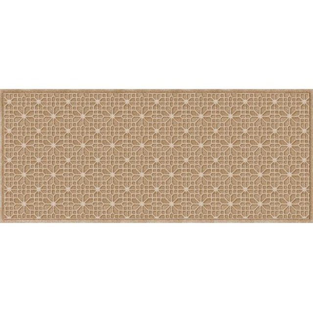 707500037 Water Guard Stained Glass Mat in Camel - 3 ft. x 7 ft.