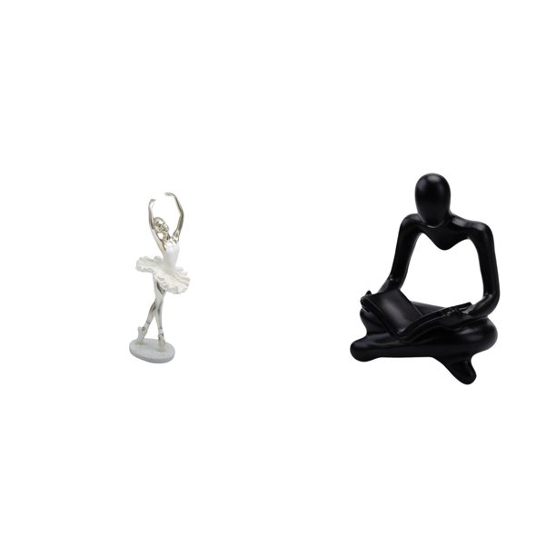 Figura de escritorio,Estatua de bailarina de ballet,adorno de escritorio para decoración del hogar,Estatua de bailarina moderna,regalo de cumpleaños para la oficina,Figura del pensador