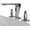 Black, variant on Bathroom Sink Taps 3 Hole Brass Hot and Cold Water Double Switch Bathroom Basin Faucet-Black