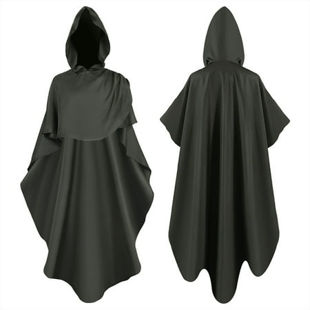 

Christmas Gift Juebong Cosplay Men s And Women Cloak For Jedi Robe Costume Solid Color Tunic Hooded Uniform