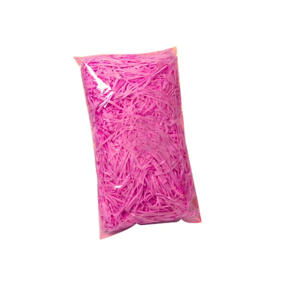 CCOCC 100g Pink Crinkle Paper Shredded Tissue Paper for Hampers and Gift Box Stuffing,Crinkle Cut Paper Shred Filler for Gift Box Filling,Basket Filler,Gift Packaging Decorations