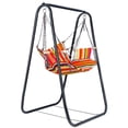 thumbnail image 1 of Neinkie Chaise Hamac avec Support, Chaise Balançoire avec Support, Hamac Robuste avec Support Inclus, Support de Balançoire pour Patio Intérieur Extérieur Cour, Capacité de Charge 440 Lb, 1 of 8