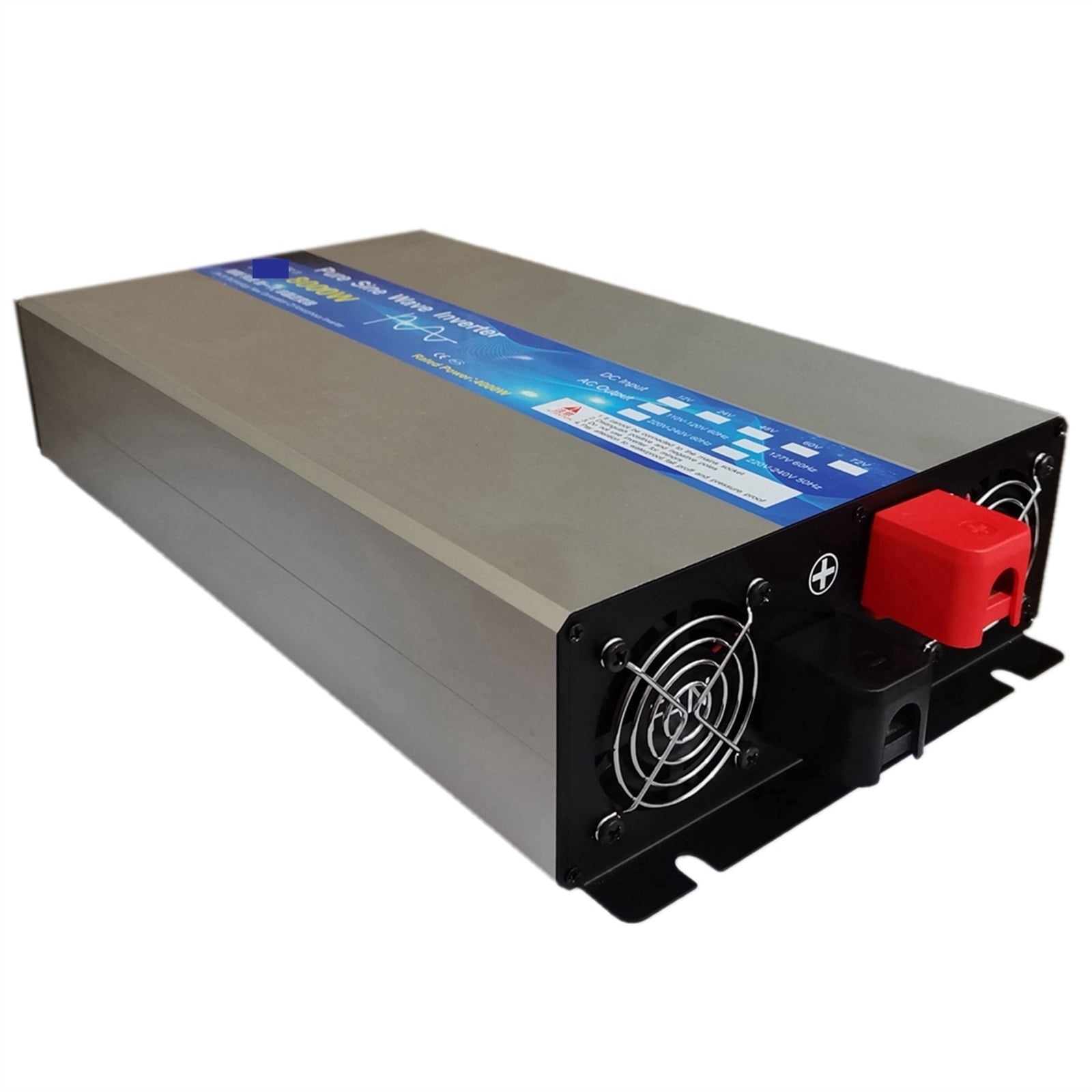 Pure Sine Wave Inverter 12v 220 DC 12V 24V 60V 72V To AC 110 220 Power Converter Solar Panel Inverter 6000W 3000W 8000W 4000W ,Portable Design