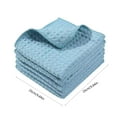 thumbnail image 3 of LHNFT 5 Pack Waffle Weave Microfiber Cleaning Cloth for Dusting Absorbent Towel Quick Drying Dust Rags Household Kitchen, Lint Free Streak Free,10 x 10 Inches, 3 of 8