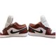 thumbnail image 2 of Ni - ke Air Jordan 1 Low SE Dark Pony HF3148 102 Size 11 Men Maroon Dark Red White, 2 of 5