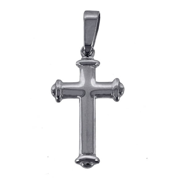 925 Sterling Silver Womens Mens Unisex Cross Religious Fashion Charm Pendant Necklace for Men