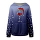 thumbnail image 4 of WILLBEST Sudadera de Mujer Cozy Style de Manga Larga con Capucha y Estampado Festivo, Ideal para Estar Cómoda En Casa y para Actividades Al Aire Libre X-Grande, 4 of 5