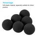 thumbnail image 4 of Uxcell Pelotas de Golf de Espuma, Paquete de 10, EVA Sponge 42mm para Práctica de Swing de Vuelo para Entrenamiento en Interiores y Exteriores, Negro, 4 of 6