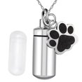 thumbnail image 3 of Pet Urn Cremation Memorial Urns Resting Place Easy to Use Funeral Titanium Steel Keepsake Pet Supplies Dog Ash Urns for Remembrance pendant, 3 of 10