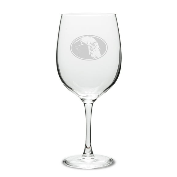 Eagle Oval 19 oz. Deep Etched Wine Glass