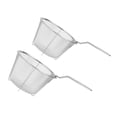 thumbnail image 1 of OULII 2Pcs French Fries Fry Basket Steel Color Foldable Handle Food Basket, 1 of 8