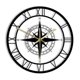 thumbnail image 1 of Alarm Clock LED Lights Transparent Wall Clock Black Wind Rose Compass Direction Chart Nautical Acrylic Clock Decorative Wall Clock_c24070275, 1 of 4