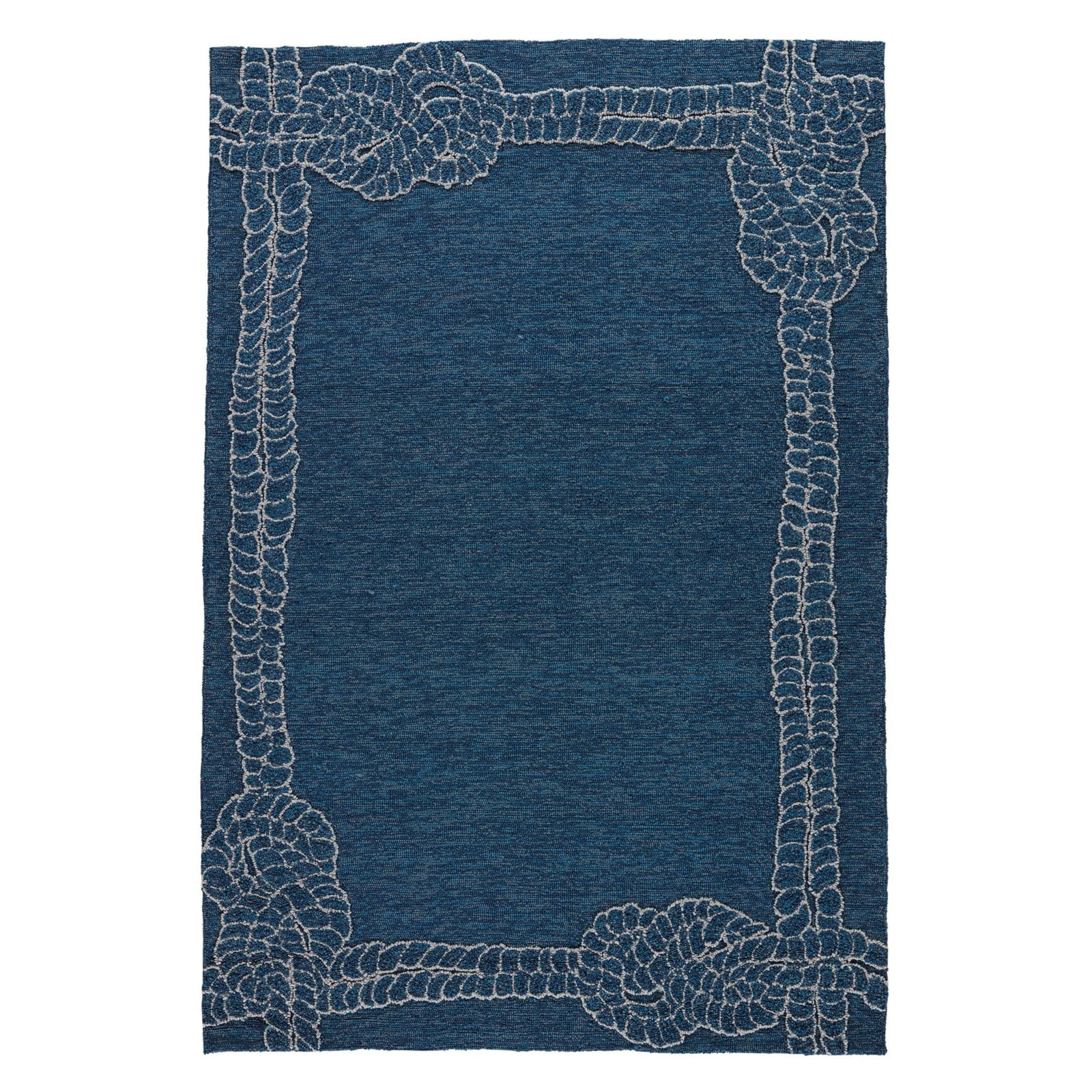 Jaipur Rugs Coastal Lagoon Sailor Knot Bordered Indoor/Outdoor Area Rug ...