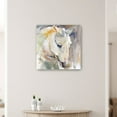 thumbnail image 2 of 40" x 40" Abstract Watercolor Horse Canvas Wall Art, 2 of 3