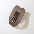 thumbnail image 5 of UNLLLL Flat Claw Hair Clip for Women, Solid Color Casual Elegant Hair Claw, Lightweight Plastic Hairpin for Thick or Thin Hair, for All Lengths Daily Styling and Work (Coffee), 5 of 6