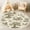 Color 1, variant on Washable Non Slip 3ft Round Rug, Aspen Tree Modern Abstract Forest Landscape Birch Trees Circle Area Rugs with Tassels Carpet for Nursery Bedroom Living Room Playroom Tent rug Tent Castle
