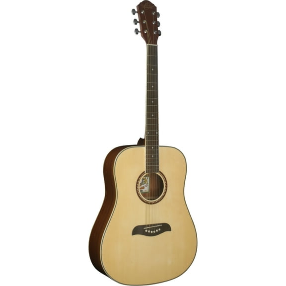 Oscar Schmidt Acoustic Dreadnought Guitar. Natural