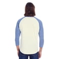 thumbnail image 3 of Threadfast Apparel Unisex Triblend 3/4-Sleeve Raglan - 302G, 3 of 4