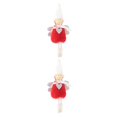 thumbnail image 1 of stanreset Noël Peluche Ange Suspendu Jouet Vacances Pendentif Décoration Rouge 2Set, 1 of 6