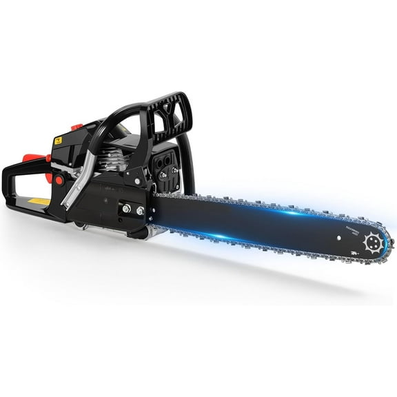 6-in-1 Gas Weed Wacker with Hedge Trimmer, 52CC 2-Stroke String Trimmer/Weed Trimmer, Weed Eater Gas Powered with Extension Pole, Ergonomic Design for Lawn, Garden & Yard