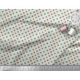thumbnail image 3 of Soimoi Moss Georgette Fabric Clover Leaves Print Fabric by the Yard 42 Inch Wide, 3 of 3