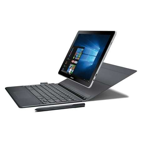 Samsung SM-W620NZKRXAR Galaxy Book 10.6" Windows 2-In-1 PC 4GB RAM/64GB, Silver