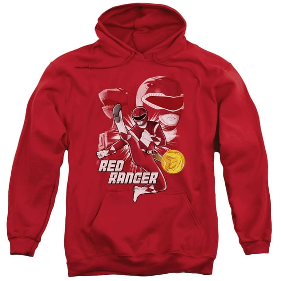 Power Rangers - Red Ranger - Pull-Over Hoodie - Medium
