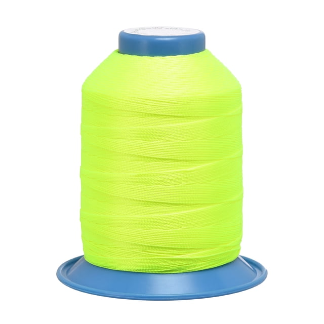 Unique Bargains Fil de Polyester Collé Vert Jaune, Extra Résistant, 710 Verges