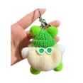 thumbnail image 1 of Llavero de peluche de conejo de peluche con forma de muñeca de dibujos animados, accesorio decorativo para bolso o coche, regalo de apoyo emocional., 1 of 8