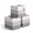 3-Tone Gray-15 x 13 x 13 (Kallax), variant on 13 Inch Cube Storbinston Rope Woven Baskets For Organizing 3-pack | 13 X 13 Cubes Fabric Square Shelves Organizer Closet
