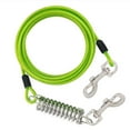 thumbnail image 4 of Outdoor Dog Walking Cable Rubber Leash Pet Steel Wire Leash with Spring-free Double Buckle, 4 of 4