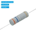 thumbnail image 4 of Uxcell 5W 0.36 Ohm 5% Carbon Film Resistor, Axial Electronic Components Resistors, 10 Pack, 4 of 6