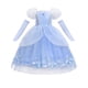 thumbnail image 1 of Vestido de princesa de Cenicienta de Disney para niña y niño, tutú de Carnaval con lentejuelas, ropa de malla para regalo de cumpleaños Fivean unisex, 1 of 2