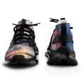 thumbnail image 3 of 2024 Sunset Scenery Women Or Men Lace Up Flat Sneakers Female Mesh Walking Footwear, 3 of 8