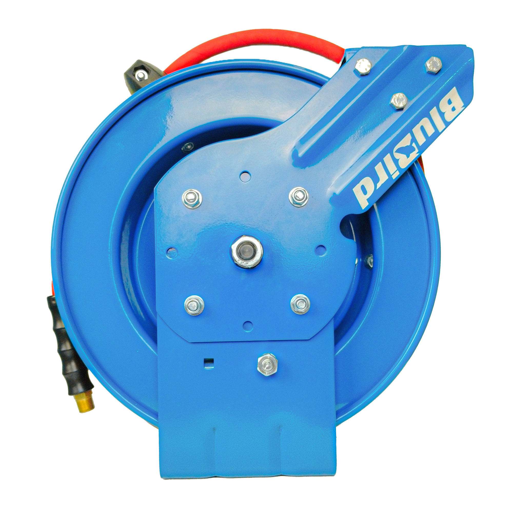 Blubird 3/8" x 50' Spring-Driven Auto-Retractable Air Hose Reel photo 3