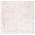 thumbnail image 3 of Safavieh Paris Shag Collection SG511 Handmade Silken Glam 2.5-inch Thick Area Rug, 5' x 5' Square, Ivory, 3 of 5
