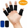 thumbnail image 1 of 20 Pieces Finger Sleeves Protectors Thumb Brace Support Elastic Compression Protector for Relieving Pain, Arthritis,Trigger Finger, Sports, 1 of 7