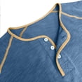 thumbnail image 6 of Gytharion Men's Henley Short Sleeve Shirts Casual Button T-Shirt Classic Basic Lightweight Pullover Tees Fashion Tops, 6 of 6