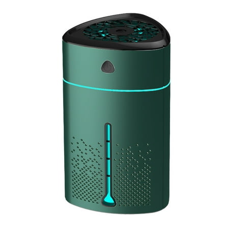 

TIMPCV New Home Office Desktop Small Humidifier USB Mini Car Atomization Aroma Diffuser Spray Moisturizer (Forest Green)