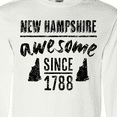 thumbnail image 4 of Inktastic New Hampshire Awesome Since 1788 Long Sleeve T-Shirt, 4 of 5