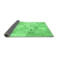 thumbnail image 2 of Ahgly Company Indoor Rectangle Patchwork Emerald Green Transitional Area Rugs, 6' x 9', 2 of 4