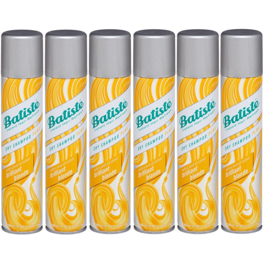 6 Pack Batiste Dry Shampoo Plus Brilliant Blond 6 73 Ounces Each