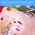 thumbnail image 4 of 2pcs Acrylic Paint Palette Rectangle Shape Transparent Non-stick Oil Paint Mixing Tray Comfortable T, 4 of 5