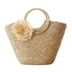 thumbnail image 1 of Bolso de Mano Bohemio para Mujer, Bolso Grande Tejido de Paja para Fiesta de Viaje, 1 of 2