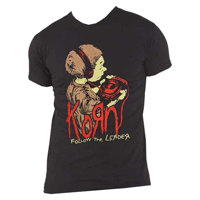 Korn Unisex T-Shirt: Follow The Leader (Back Print) (XX-Large