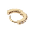 thumbnail image 1 of Petites Boucles d'Oreilles Huggie pour Femmes, Zircon, 6mm, 1 of 8