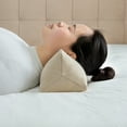 thumbnail image 2 of GLORY SEASON Buckwheat Neck Support Adjustable Pillow,Neck Pain Relief Round Pillows for Lunch Break 6x15in, 2 of 9