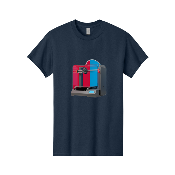 3D-Printer-16 Mens Graphic Tee, 100% Cotton, Casual Summer Wear BAA009